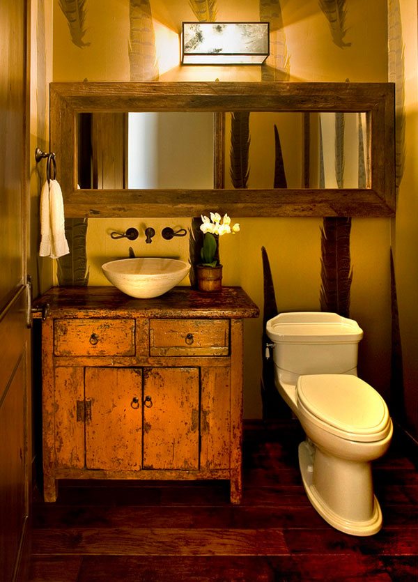 26 Impressive Ideas of Rustic Bathroom Vanity | Home Design Lover