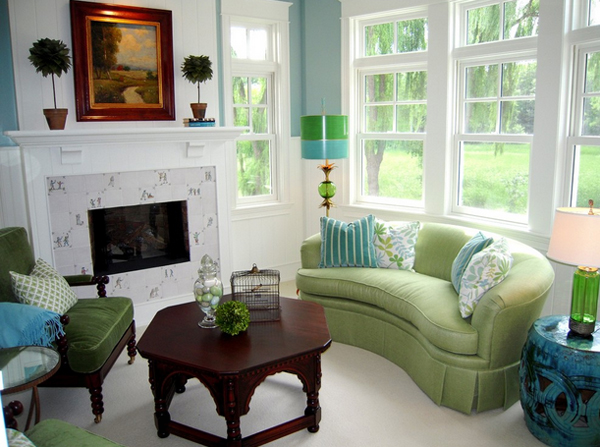 green furniture