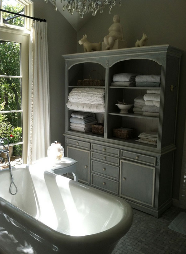 bathroom linen cabinet