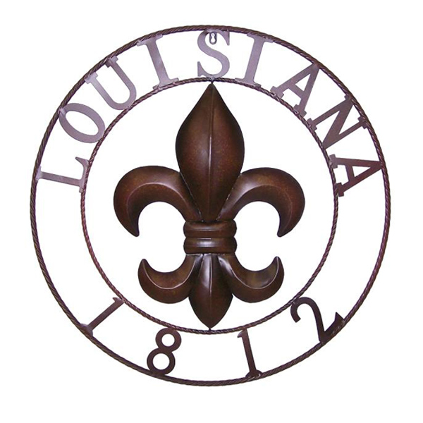 circle fleur de lis