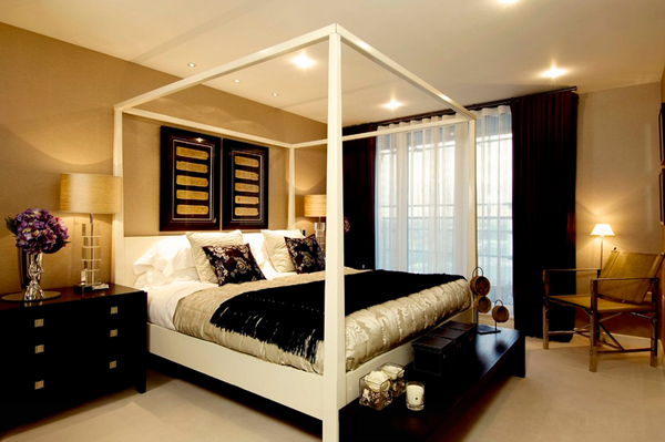 simple canopy bed