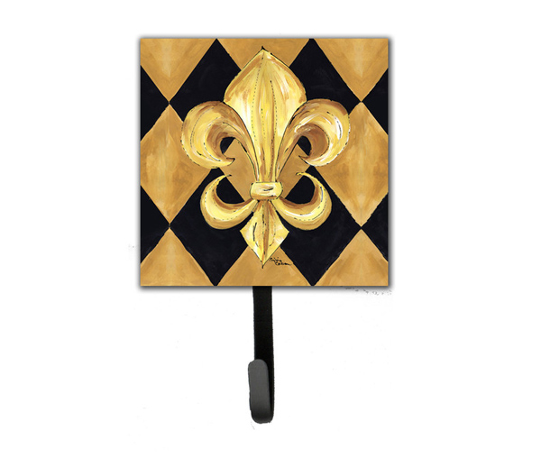 Black and Gold Fleur de lis house