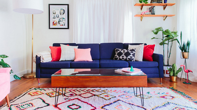 20 Impressive Blue Sofa In The Living Room Home Design Lover