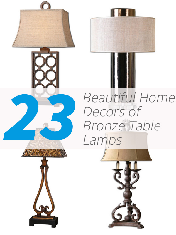 bronze table lamps
