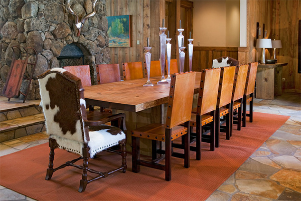 Cowhide Dining Chairs Grace 20 Lovely Dining Areas | Home ...