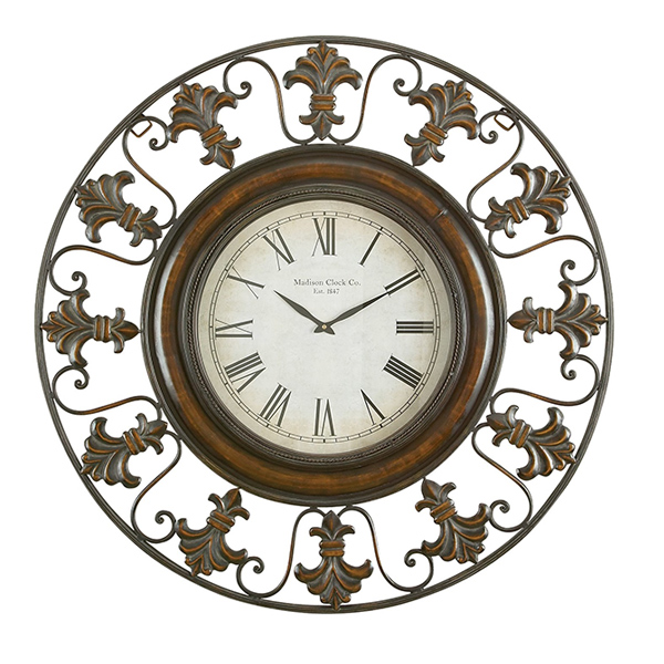 Oversized Flower Wall Clock