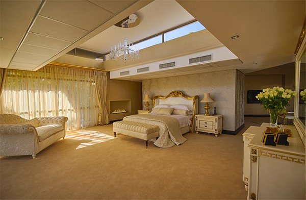 Gold Accents bedroom