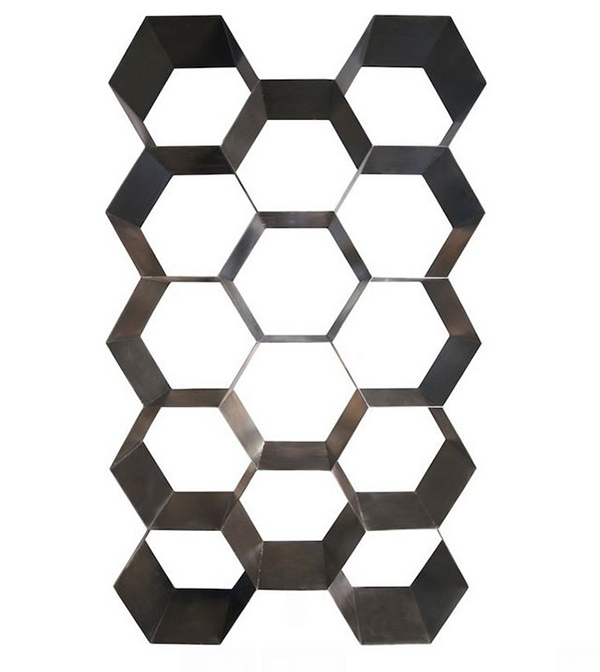 Honeycomb Large Metal Bookcase