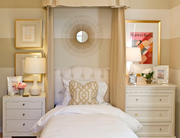 gold bedroom design