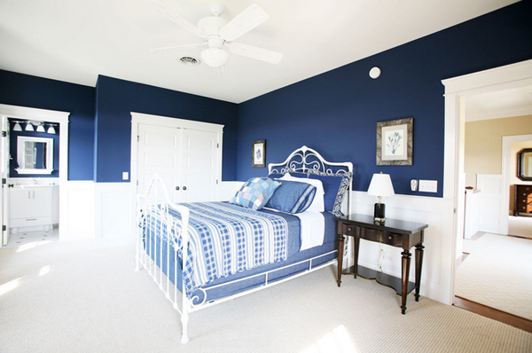 blue bedroom