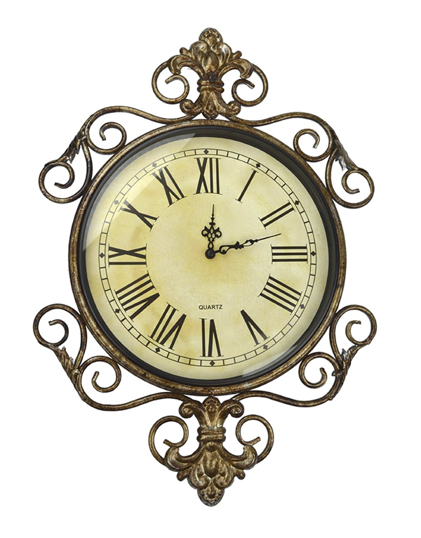 Antique Roman Metal Clock
