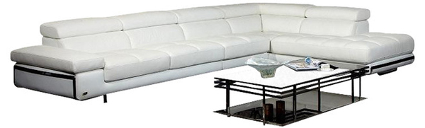 Leatherette Sectional