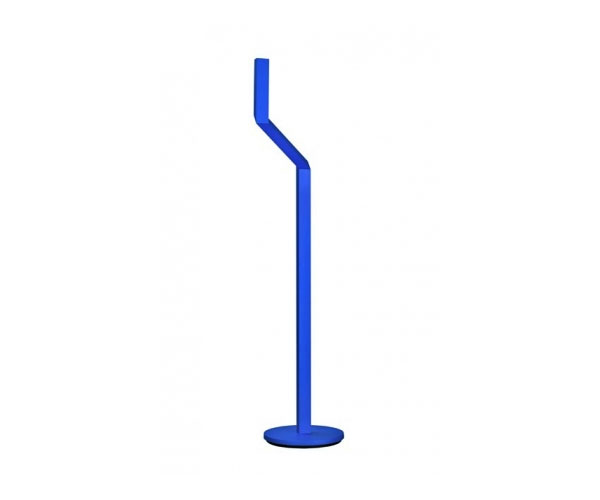 blue floor lamp