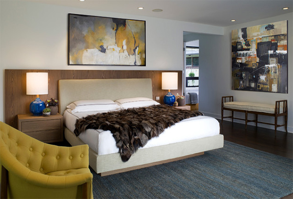 Zen Villa Grey Bedroom modern