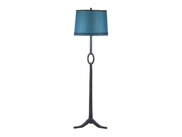 blue floor lamp