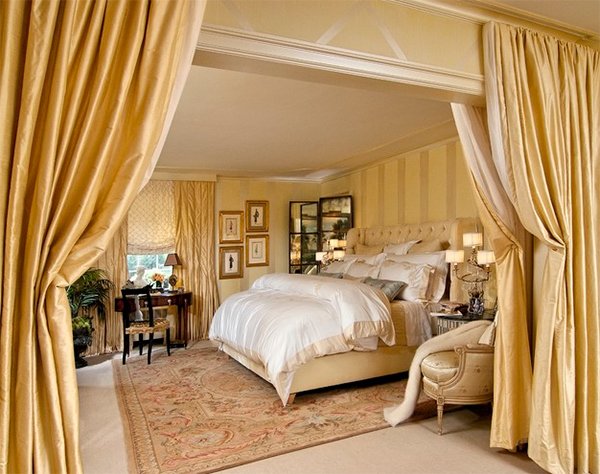 gold bed design