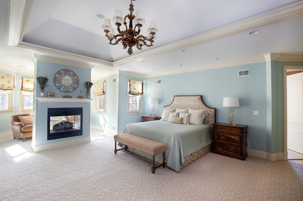 blue bedroom design