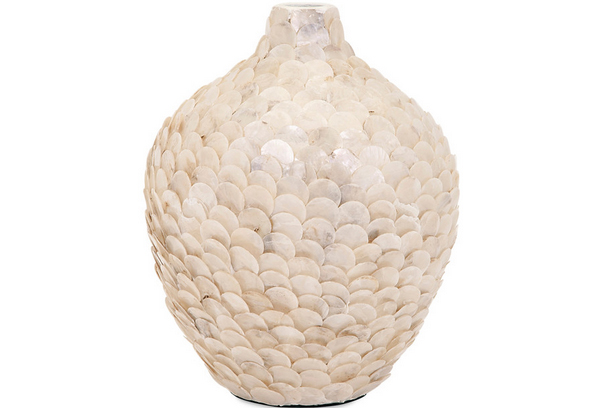 White Shell Vase