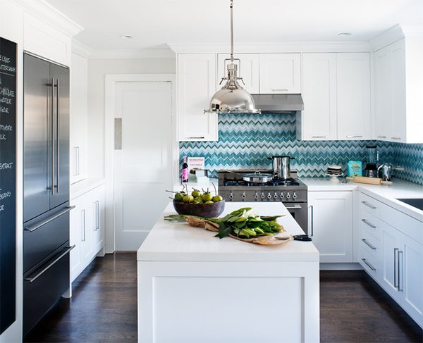 chevron backsplash