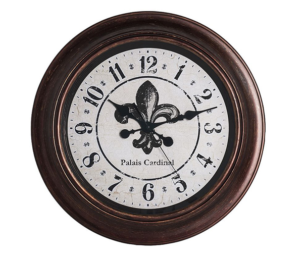 Fleur de Lis Wall Clock