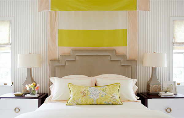 fabric headboard design