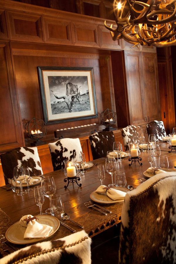 Cowhide Dining Chairs Grace 20 Lovely Dining Areas | Home Design Lover