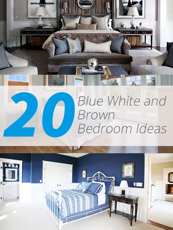 Blue And Brown Bedroom : 50 Blue Room Decorating Ideas How To Use Blue