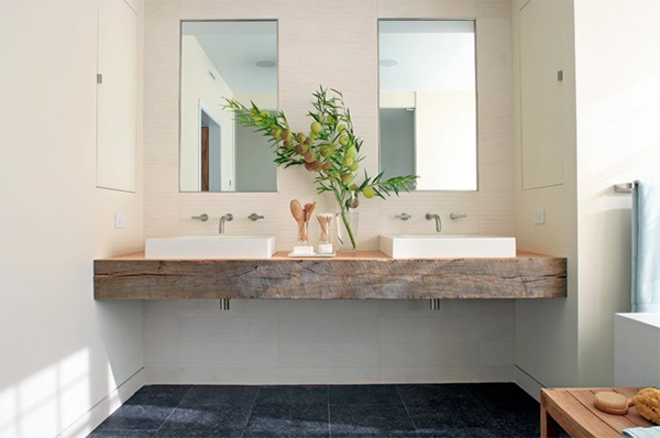 20 Beautiful Bathrooms Using Reclaimed Wood Home Design Lover