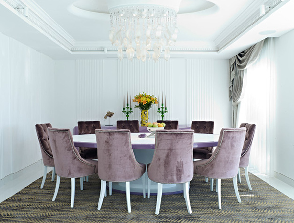 designer velvet dining chairs