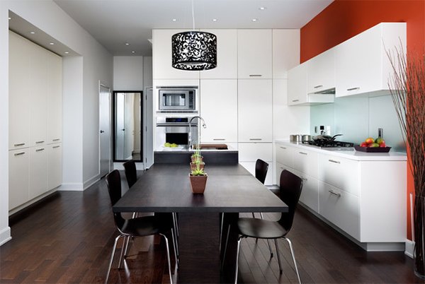 Color Scheme Idea: 20 Red, Black and White Kitchen Designs | Home