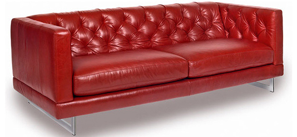 leather sofa