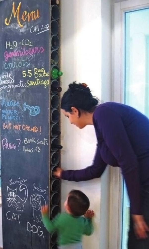 Chalkboard Wine Rack