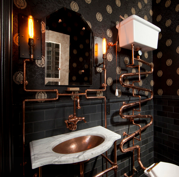 Steampunk Bathroom