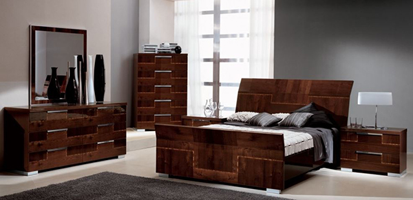 Pisa 5 Piece Bedroom Set