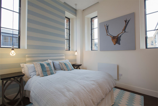 wall deer head bedroom