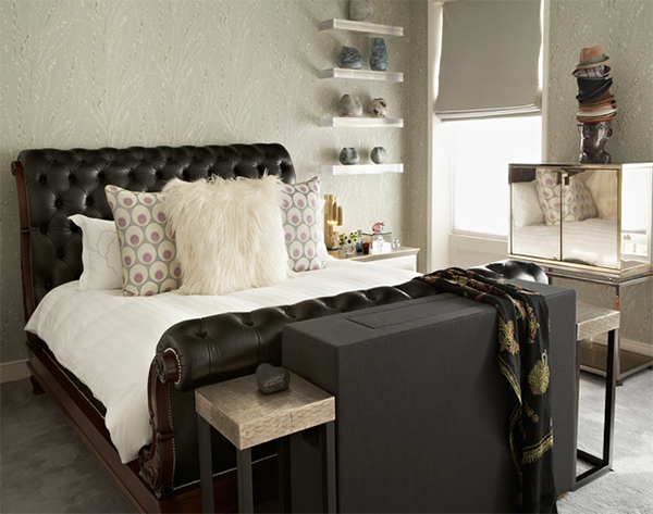 leather headboard