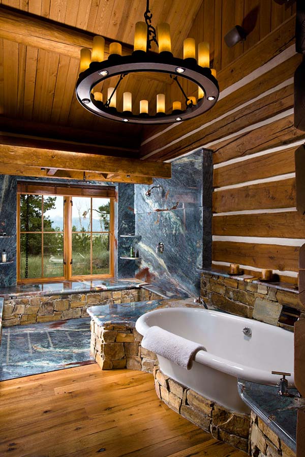 A Modern Rustic Tunken Pioneer Log in Montana | Home ...