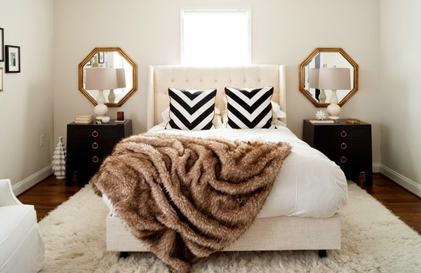 symmetrical design bedroom