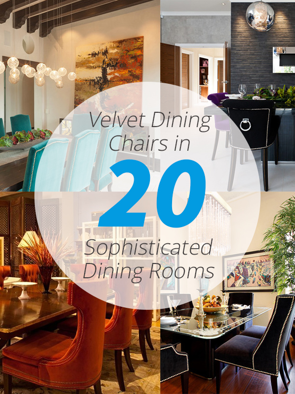 velvet dining chairs