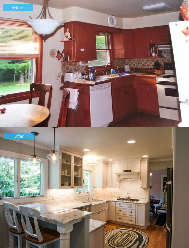 Before and After Photos: Greendale Tailored Kitchen in Wisconsin | Home ...