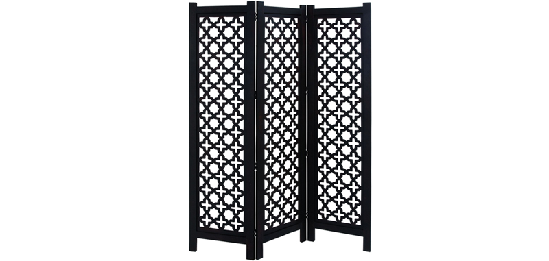 lattice black divider