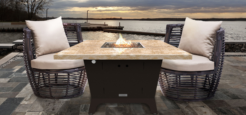 Square Fire Pit Table