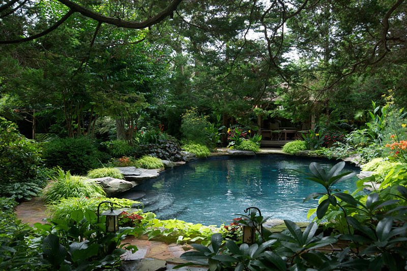 piscine sur le thème de la nature