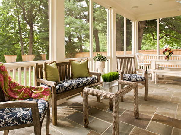 Screened-in porch