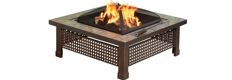 Outdoor Slate Fire Pit