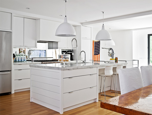 transitional kitchen