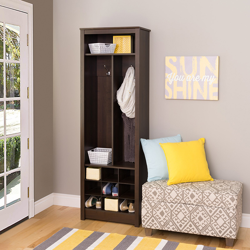 Space-Saving Entryway Organizer with Shoe Storage