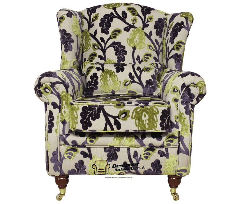 22 Gorgeous Printed Wing Back Chairs | Home Design Lover