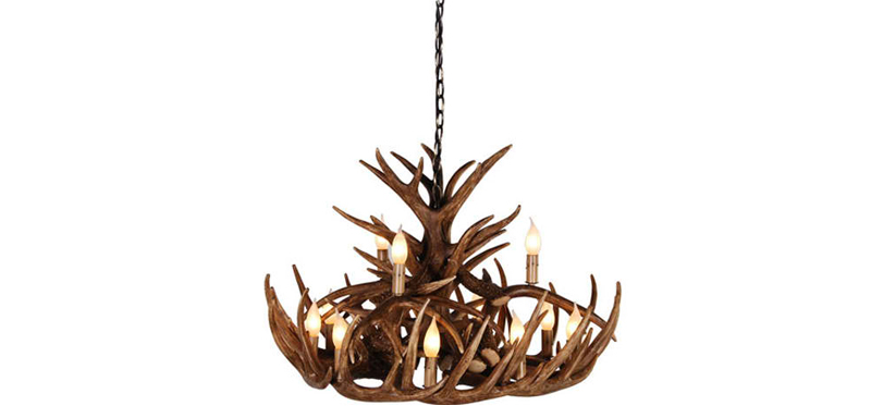 Brown Antler Chandeliers