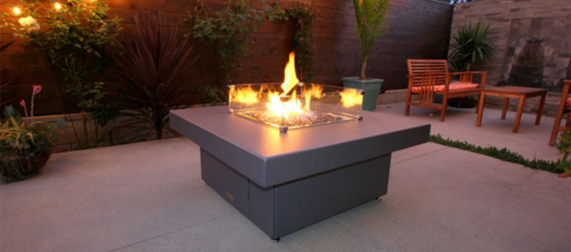 Square Fire Pit Table